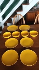 Piece yellow retro for sale  DONCASTER