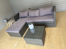 Grey rattan garden for sale  FALKIRK