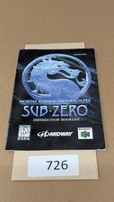 Mortal Kombat Mythologies Sub-Zero - N64 - Apenas Manual **SEM JOGO! comprar usado  Enviando para Brazil