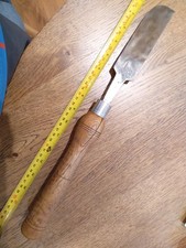 Vintage Stormont Sheffield zakrzywiony skrobak ~ 1 1/2" kombinezon L ~16 uchwyt 3/4" ~ 9 1/4" na sprzedaż  Wysyłka do Poland