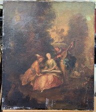 Tableau ancien huile d'occasion  Paris IX