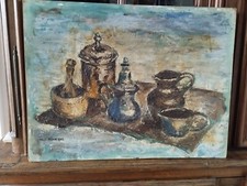 Tableau nature morte d'occasion  La Croix-Saint-Leufroy
