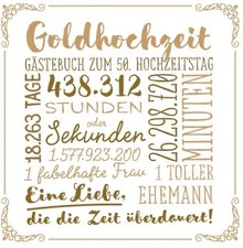 Goldhochzeit stebuch zum gebraucht kaufen Goldhochzeit stebuch zum gebraucht kaufen  Berlin