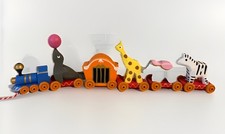 Wooden circus train for sale  De Soto