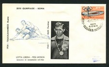 Usado, ITÁLIA (S1099) 1960 JOGOS OLÍMPICOS ROMA capa MEDALHA DE OURO LIVRE LUTA LIVRE TURQUIA comprar usado  Enviando para Brazil