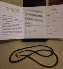 Schwarze diamantkette gebraucht kaufen  Schönhausen (Elbe)
