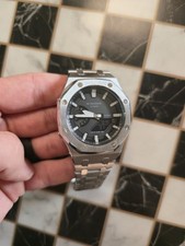 Usado, Casioak G-Shock GA-2100 preto personalizado aço inoxidável carvalho real AP comprar usado  Enviando para Brazil