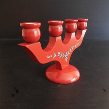 Lustre 4 Castiçais Vintage Art Deco Madeira Casa Provença França N4014 comprar usado  Enviando para Brazil