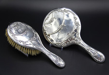 1910 WILLIAM VALE & SONS Birmingham prata esterlina espelho de mão e escova de cabelo, usado comprar usado 1910 WILLIAM VALE & SONS Birmingham prata esterlina espelho de mão e escova de cabelo, usado comprar usado  Enviando para Brazil