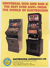 Electrocoin fruit machines for sale  NORTHWICH
