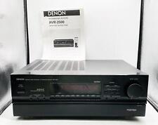 RECEPTOR AV 5.1 CANAIS DENON AVR-2500 COM MANUAL DO PROPRIETÁRIO, 1995 COMPROVANTE DE COMPRA comprar usado  Enviando para Brazil