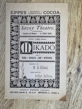 C1885 oyly carte for sale  GOSPORT