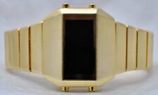 Time Shop Reino Unido Novo sem etiquetas Reprodução Vintage Retrô Tom Dourado Pulseira LED Relógio em Estanho comprar usado  Enviando para Brazil