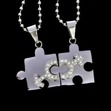 Partnerkette puzzle edelstahl gebraucht kaufen  Kirchheim b.München