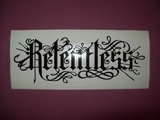 Relentless decals stickers for sale  WESTON-SUPER-MARE