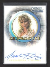 2001 Rittenhouse Xena Princess Temporada 6 Alexandra Tydings Auto #A11 comprar usado  Enviando para Brazil