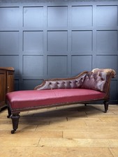 Victorian mahogany chaise for sale  KING'S LYNN