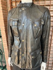 Giacca pelle belstaff usato  Italia