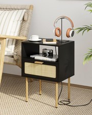 Rattan nightstand charging for sale  Haltom City