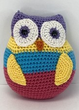 Amigurumi de pelúcia feito à mão de crochê coruja - multicolorido - 8"" comprar usado  Enviando para Brazil
