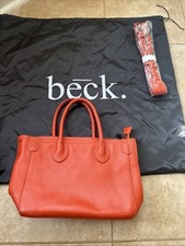 Beck orange leather for sale  Cornelius