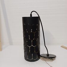 Lámpara de techo retro colgante negra lámpara colgante accesorio 27 pulgadas de longitud segunda mano  Embacar hacia Mexico