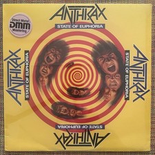 ANTHRAX - State Of Euphoria - THRASH METAL LP SEALED 1988 Megaforce comprar usado ANTHRAX - State Of Euphoria - THRASH METAL LP SEALED 1988 Megaforce comprar usado  Enviando para Brazil