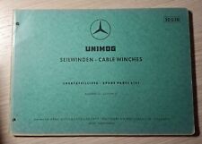 Mercedes unimog seilwinde gebraucht kaufen  Recke