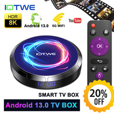 2025 Android 14.0 Smart TV BOX WIFI 128/64/32 GB Sieciowy odtwarzacz multimedialny Octa Core na sprzedaż  Wysyłka do Poland