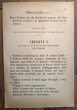 Vico equense 1888 usato  Italia
