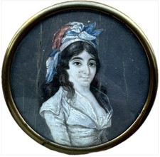 Tableau ancien miniature d'occasion  Paris XVII