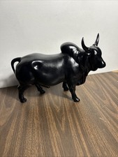 Vintage Black Bull Cerâmica Porcelana Brahma Life Like Grande 13 X 10 comprar usado Vintage Black Bull Cerâmica Porcelana Brahma Life Like Grande 13 X 10 comprar usado  Enviando para Brazil