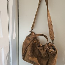 Bolsa tiracolo Steve Madden Hobo ombro marrom bronze cravejado couro sintético, usado comprar usado  Enviando para Brazil