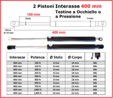 Coppia pistoni gas usato  Crevalcore