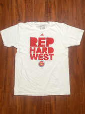 Camiseta Adidas McDonalds All American Game tamanho grande representante Hard West 28,5x21 comprar usado  Enviando para Brazil