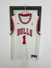 Camisa masculina vintage Adidas Chicago Bulls Derrick rosa branca NBA tamanho M, usado comprar usado  Enviando para Brazil