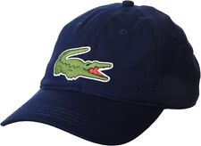 Boné Lacoste unissex sólido grande crocodilo azul marinho novo com etiquetas $60 comprar usado  Enviando para Brazil