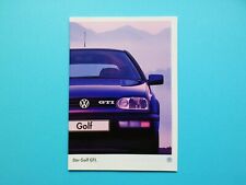 Prospekt / Katalog / Broschüre - VW Golf III - GTI und GTI 16V - 07/95 comprar usado  Enviando para Brazil