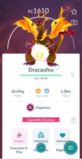 Dracaufeu gigamax charizard d'occasion  Châteauneuf-sur-Cher
