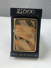 gold plated zippo for sale  HAMPTON