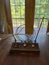 Usado, Antiga antena de TV orelhas de coelho FM meados do século televisão era espacial atômica comprar usado Usado, Antiga antena de TV orelhas de coelho FM meados do século televisão era espacial atômica comprar usado  Enviando para Brazil