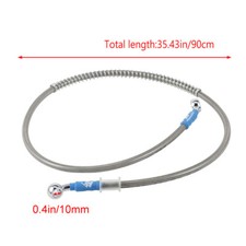 Mangueira de óleo de freio de motocicleta DOT 90cm tubo trançado aço inoxidável universal comprar usado  Enviando para Brazil