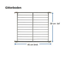 Gitterboden tief breit gebraucht kaufen  Mömbris