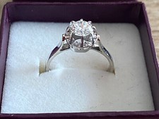 Bague solitaire gris d'occasion  Marseille XI