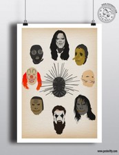 Slipknot minimalist poster for sale  MATLOCK