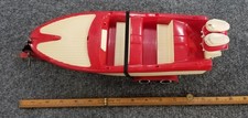 BARCO E REBOQUE VINTAGE TONKA CLIPPER COM MOTORES BARCO VERMELHO E REBOQUE, usado comprar usado  Enviando para Brazil