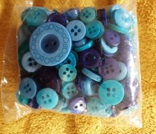 Blue buttons bundle for sale  BEXHILL-ON-SEA