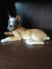 Liegende boxerfigur keramik gebraucht kaufen  Bodenteich