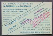 Business card aquarium d'occasion  Expédié en Belgium
