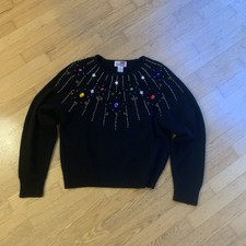 Vtg black beaded for sale  San Diego